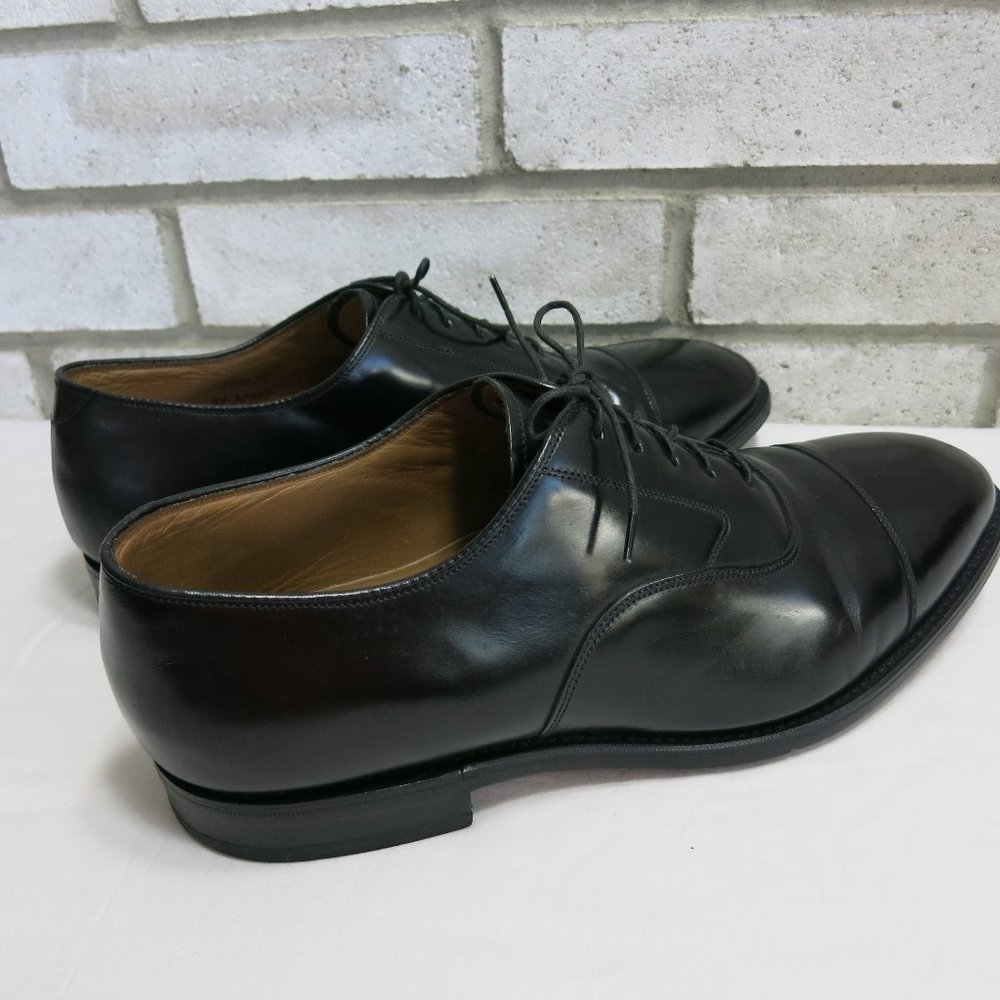 Johnston & Murphy Cap Toe Leather Dress Oxfords Footwear Men's Shoes Sz 10.5 EEE - Picture 4 of 7